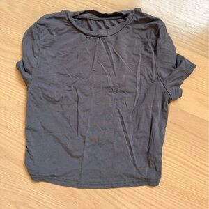 SHEIN Charcoal Short Sleeve Tee